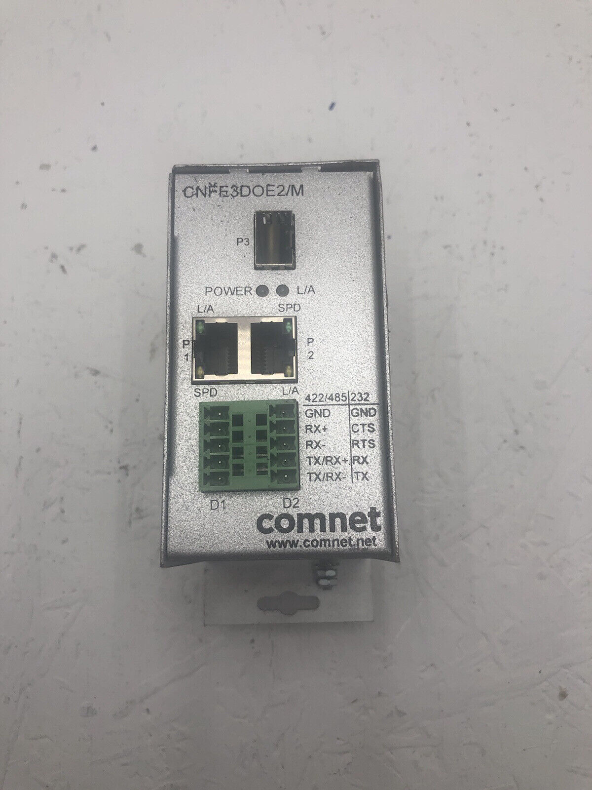 Comnet Cnfe3doe2/m Data Over Ethernet Terminal Server Rs232/422/485